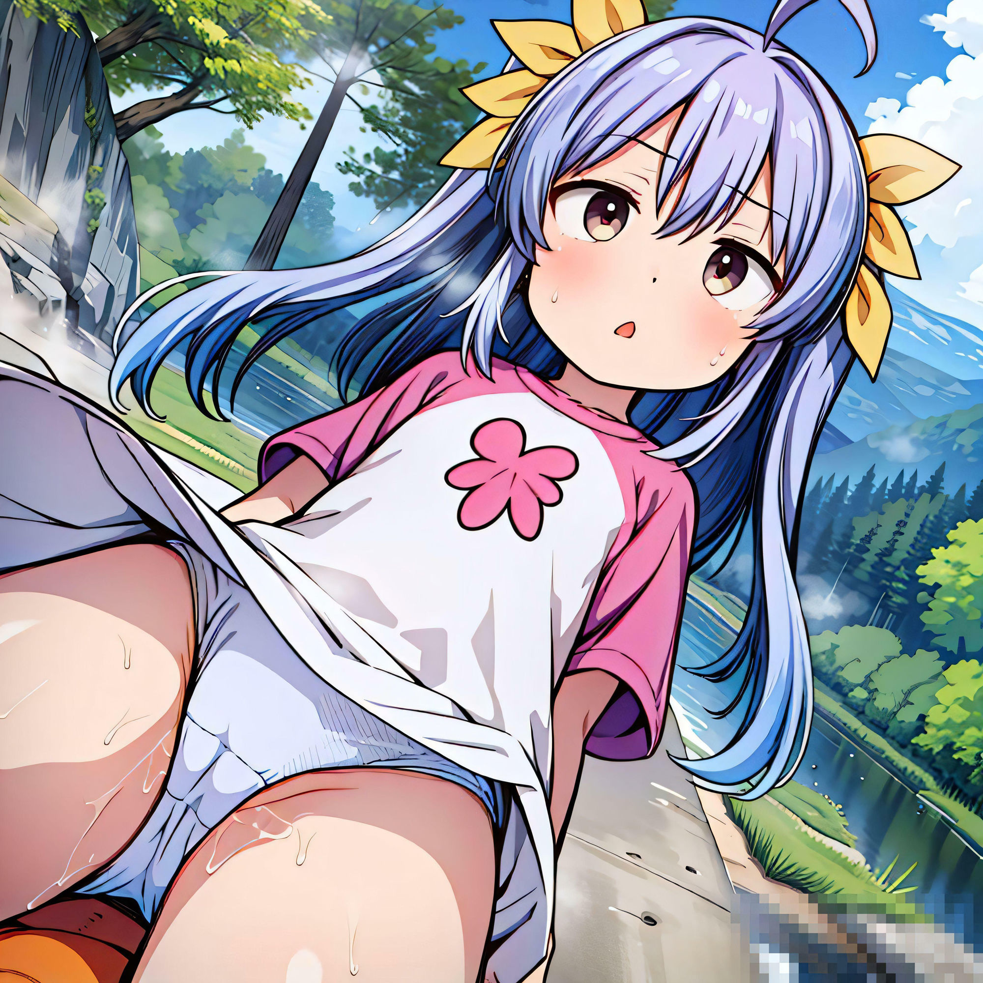 サンプル画像2:集中してるのん(星明かり) [d_413614]