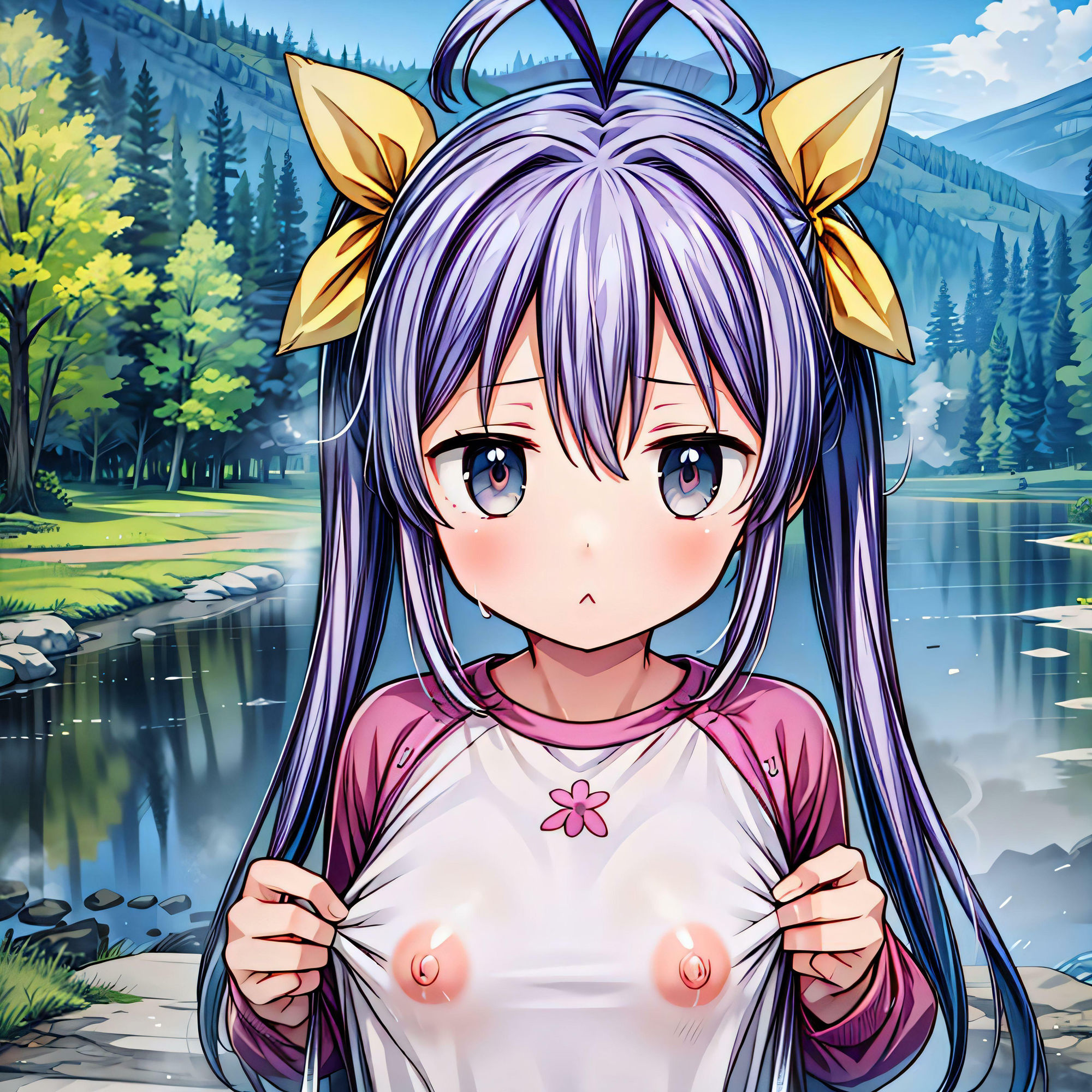 サンプル画像5:集中してるのん(星明かり) [d_413614]