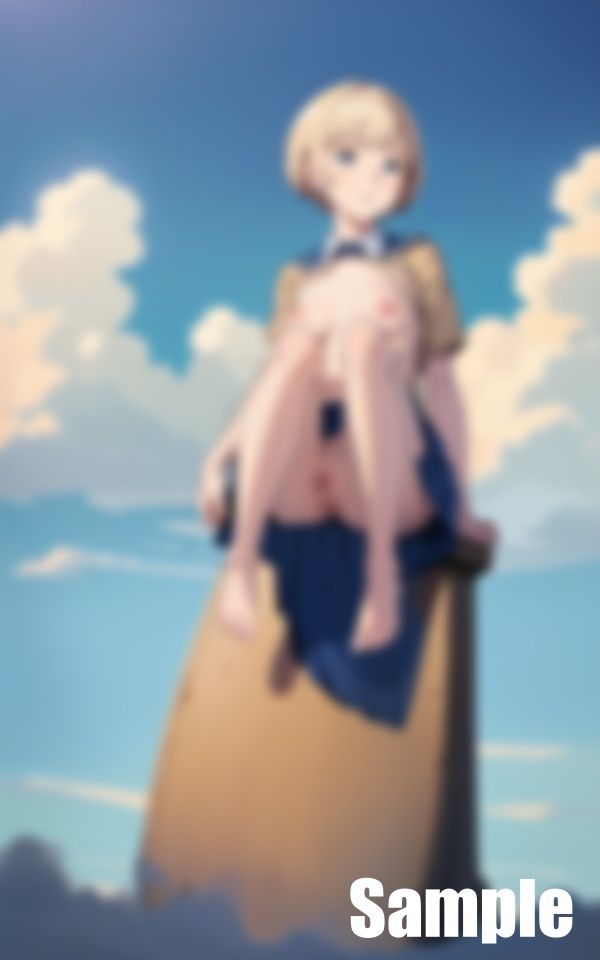 サンプル画像1:天空女学生 Only Up(ぬこぽん) [d_413636]