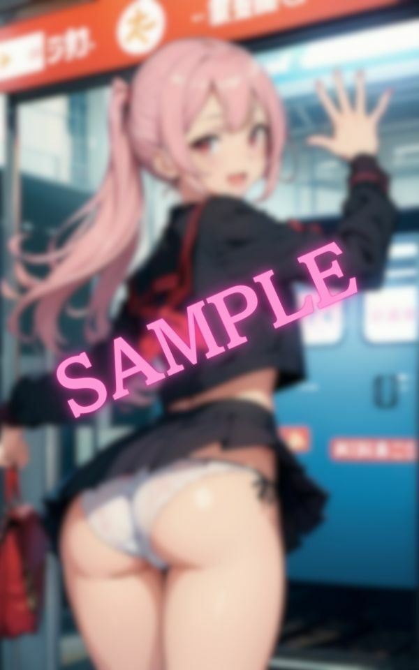 サンプル画像1:今日のパンツ可愛い？僕の彼女は何故かいつもパンツを見せてくる・・・(AIラブ2) [d_413667]