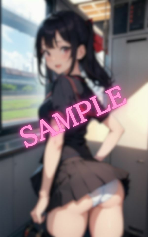 サンプル画像4:今日のパンツ可愛い？僕の彼女は何故かいつもパンツを見せてくる・・・(AIラブ2) [d_413667]