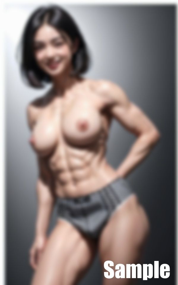 サンプル画像5:バキバキ腹筋の女たち(にゅーろん) [d_413709]