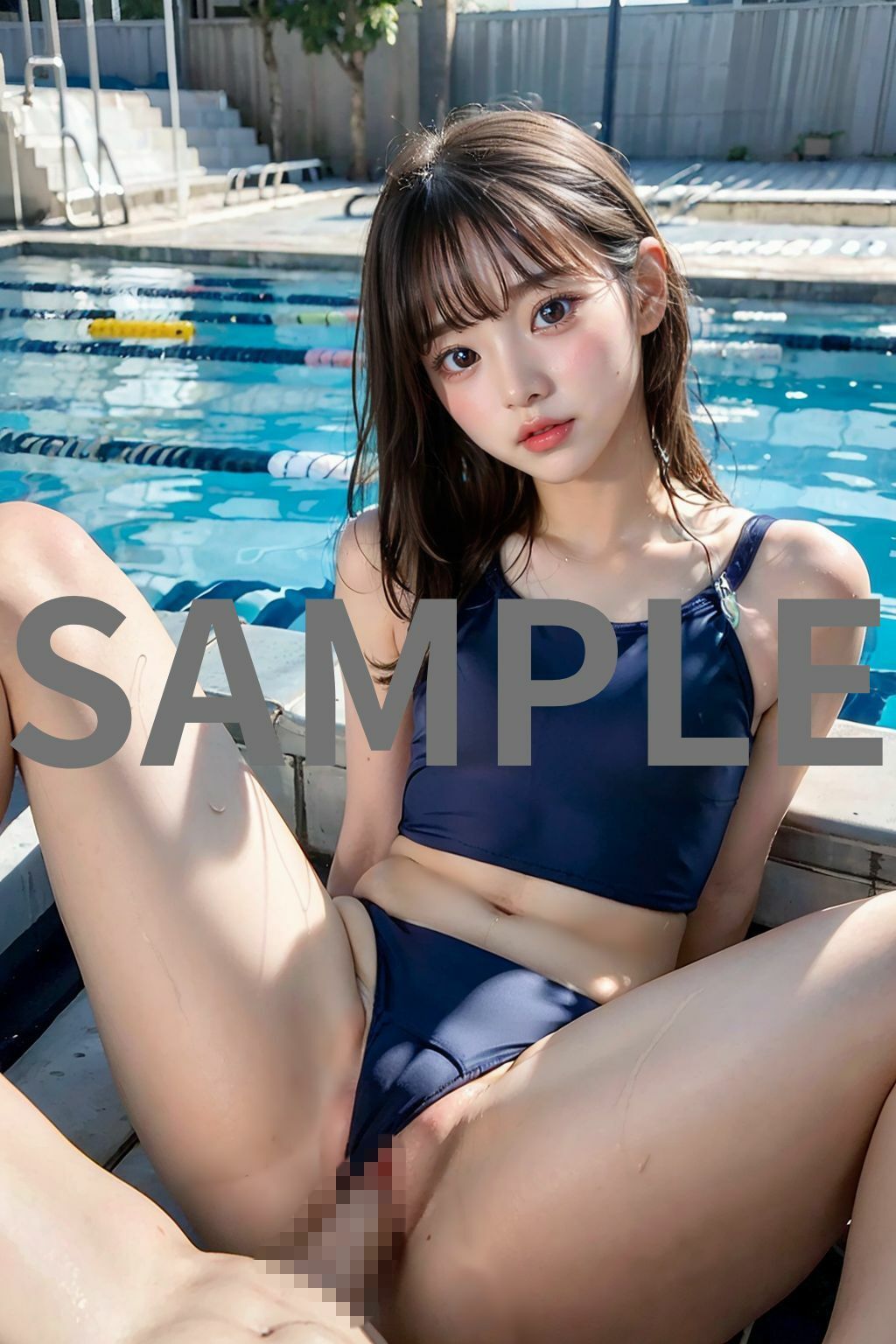 サンプル画像2:スク水 女学園(Ai 美女図缶) [d_413770]