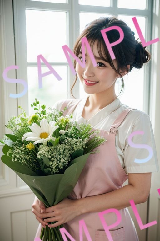 サンプル画像1:【AI美女プロンプト100選】コピーOK！AI制服図鑑 働く女性の華やか制服コレクション(極・AI女子プロダクション) [d_413800]