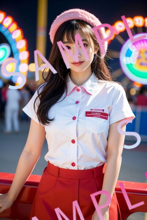 サンプル画像2:【AI美女プロンプト100選】コピーOK！AI制服図鑑 働く女性の華やか制服コレクション(極・AI女子プロダクション) [d_413800]