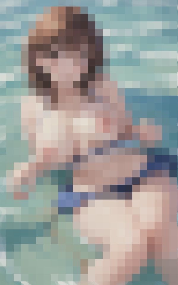 サンプル画像6:巨乳彼女 二人きりの浜辺で…(Rabbitラボ) [d_413805]