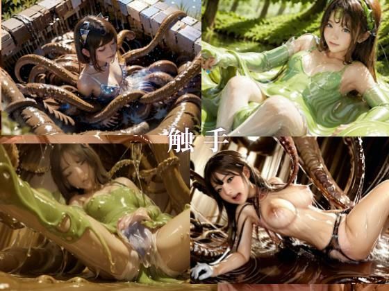 【二次利用可】stain.が提供する圧倒的ぬるネバ素材集 500枚(妖精・魔法少女・動画)のサンプル画像 4