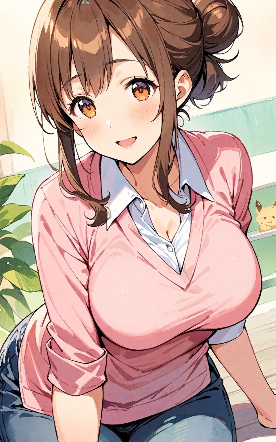 サンプル画像2:【美少女研究本】美人保母さんのハメ撮り日誌(画像生成マン) [d_413925]