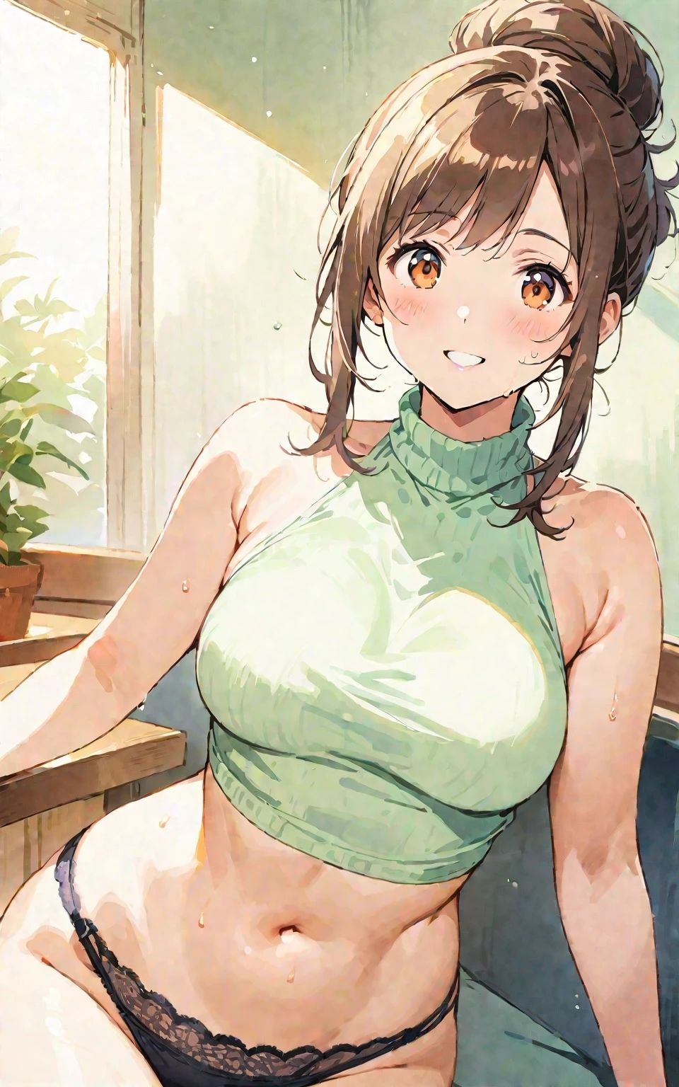 サンプル画像3:【美少女研究本】美人保母さんのハメ撮り日誌(画像生成マン) [d_413925]