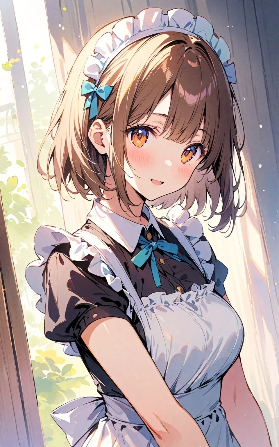 サンプル画像1:【美少女研究本】美人メイドの生ハメ日誌(画像生成マン) [d_413944]