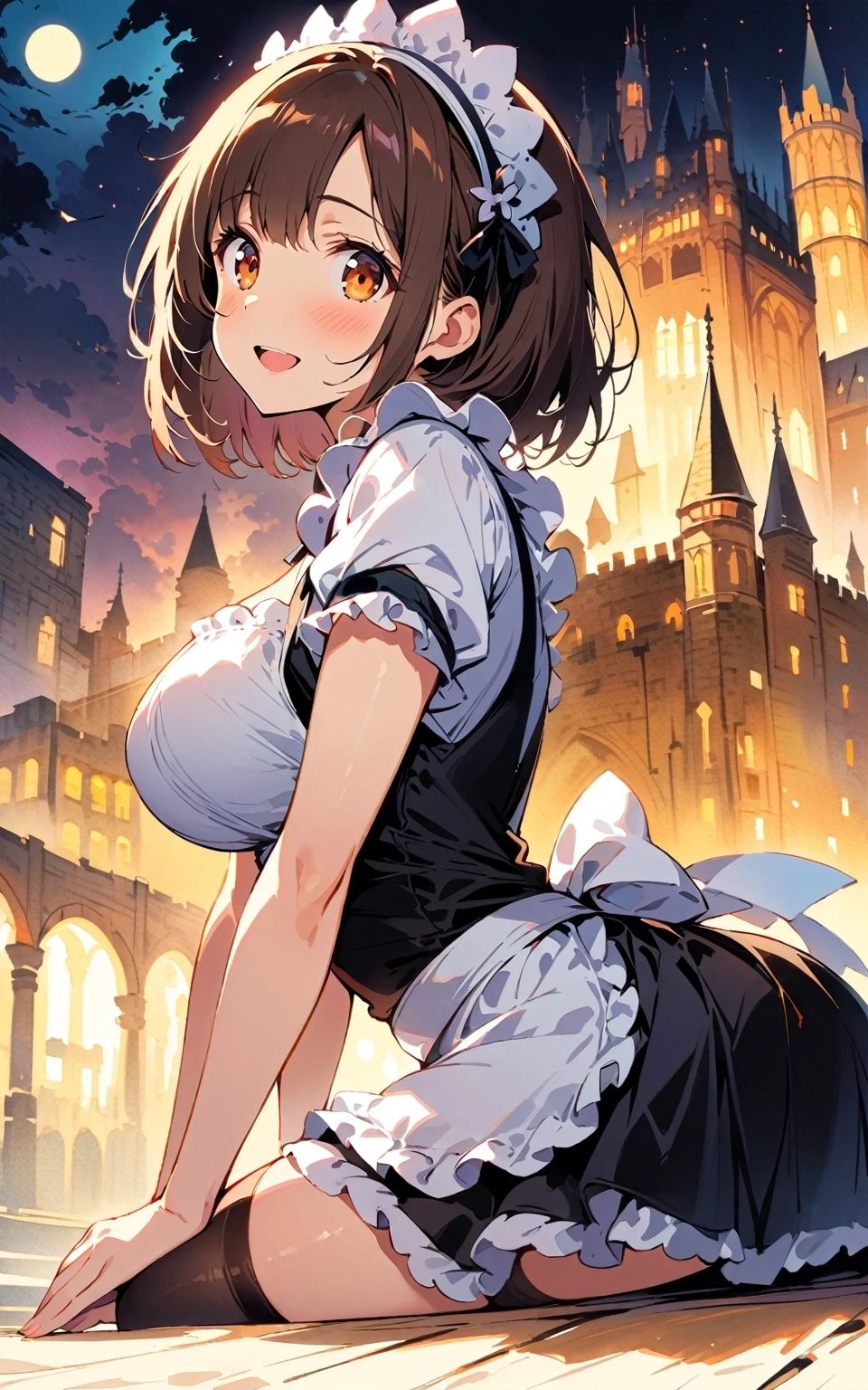 サンプル画像2:【美少女研究本】美人メイドの生ハメ日誌(画像生成マン) [d_413944]