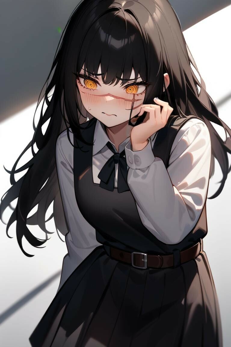 サンプル画像2:チェンソーマ◯ 三◯アサ＆ヨル みたいな女の子(縦軸と無花果) [d_414039]