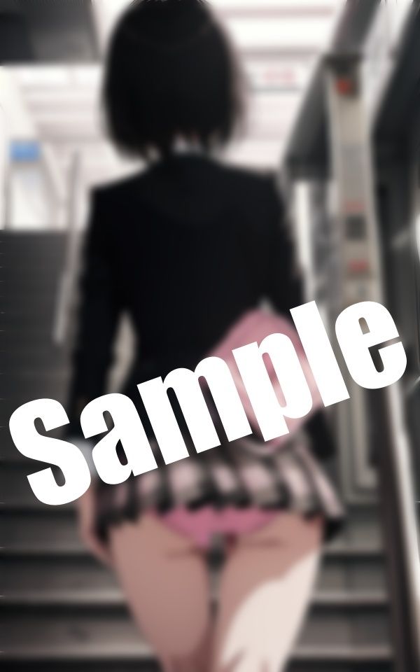 サンプル画像3:通勤時間帯のパンチラ〜ピンクのパンツ丸見えの美少女発見！(エロ見放題タイム) [d_414070]