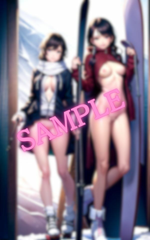 サンプル画像3:雪山でパイパン巨乳美女が露出する厳選画像集(Meow2) [d_414083]