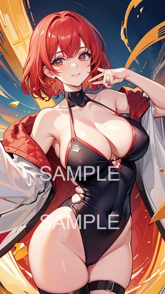 サンプル画像4:夏の美女。水着ファッションAIイラスト集(ラテ) [d_414116]