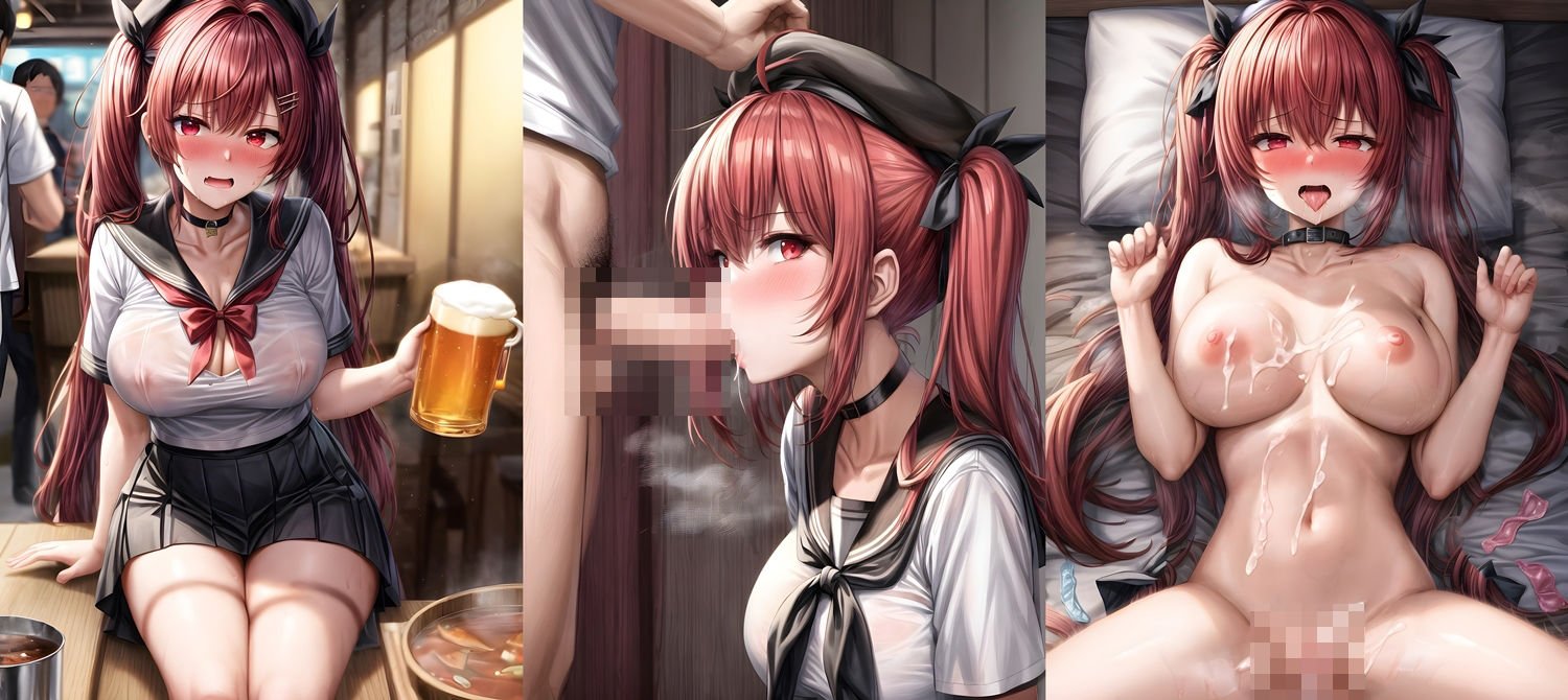 サンプル画像2:某美少女キャラクターのエロシチュイラスト詰め合わせ(雪月花) [d_414150]