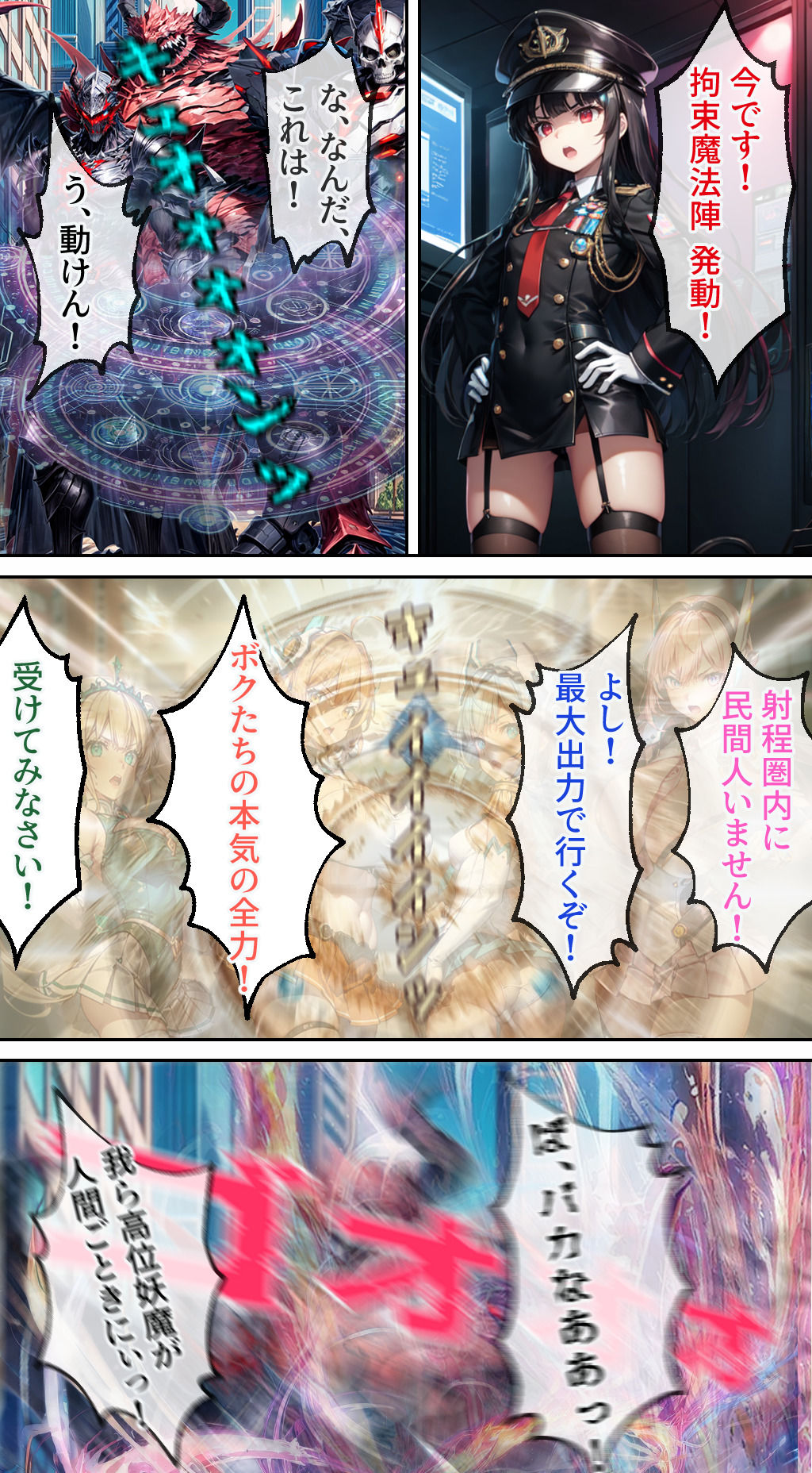 サンプル画像2:特捜戦姫エクスギア 〜変身ヒロイン公開調教！クズ市民の逆襲！〜(テンタクルズ) [d_414159]