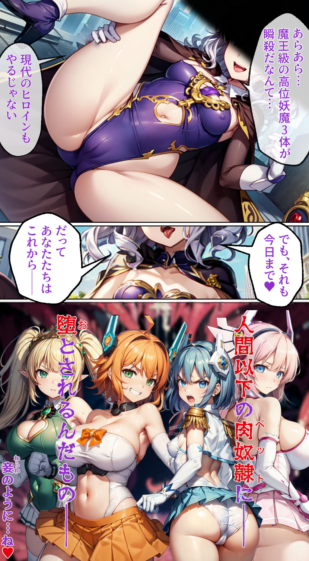 サンプル画像3:特捜戦姫エクスギア 〜変身ヒロイン公開調教！クズ市民の逆襲！〜(テンタクルズ) [d_414159]