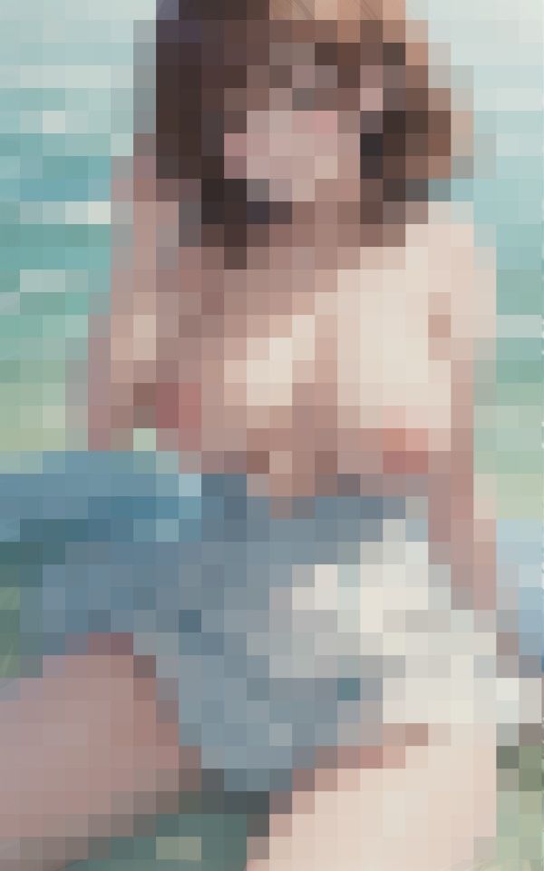 サンプル画像3:揺れる美乳 エロ水着美女(癒しのAI美女) [d_414224]