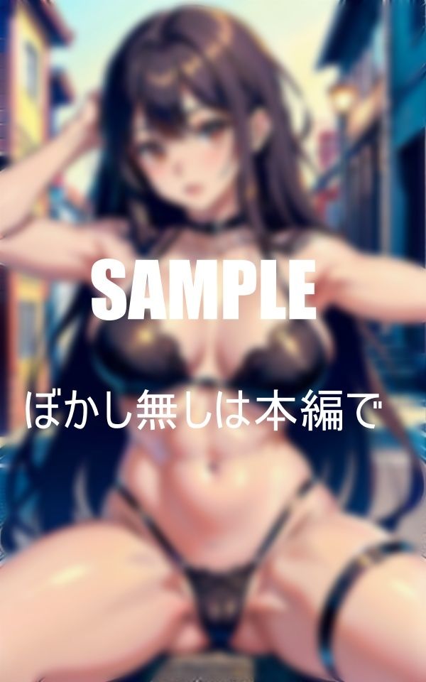 サンプル画像1:巨乳ガーターベルト痴女のいやらしぃ〜誘惑(AI美女LABO.10) [d_414225]