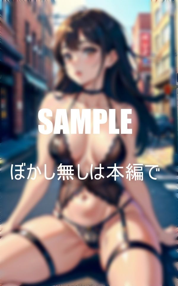 サンプル画像4:巨乳ガーターベルト痴女のいやらしぃ〜誘惑(AI美女LABO.10) [d_414225]