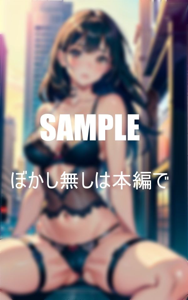 サンプル画像5:巨乳ガーターベルトランジェリー美女たちのいやらしぃ〜下半身(AI美女LABO.10) [d_414290]