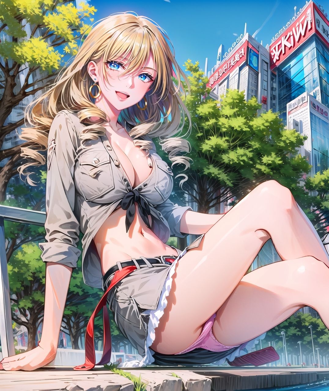 縦ロールの綺麗なお姉さんオリ〇ナト〇ソンのアヘ顔はまぁ、卑猥なんでしょうね_玩具/目隠し編のサンプル画像 6