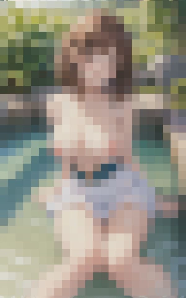 サンプル画像6:超絶SEXY！ビーチの露出美女(kirakiraAI) [d_414317]