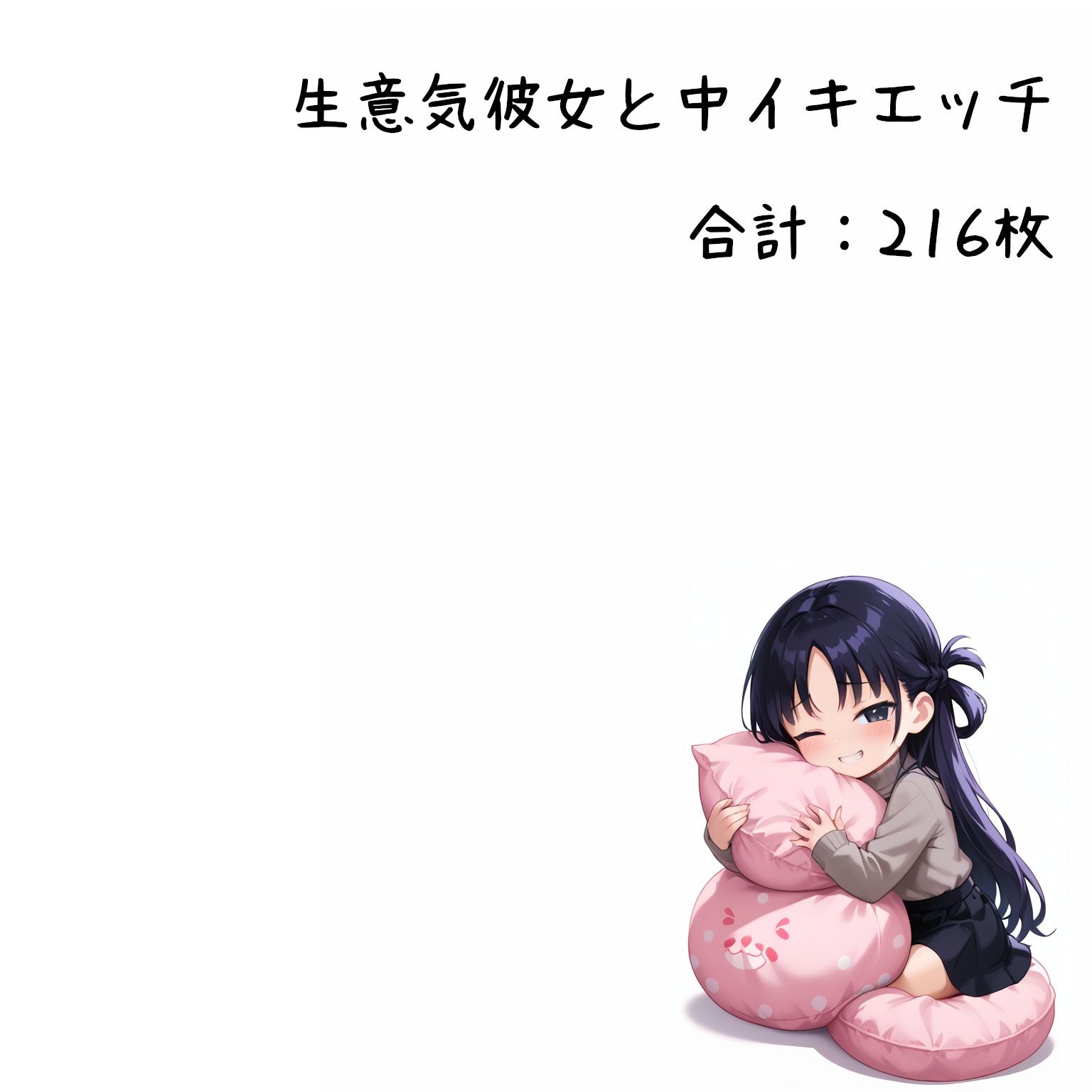 サンプル画像1:生意気彼女と中イキエッチ(d2) [d_414334]