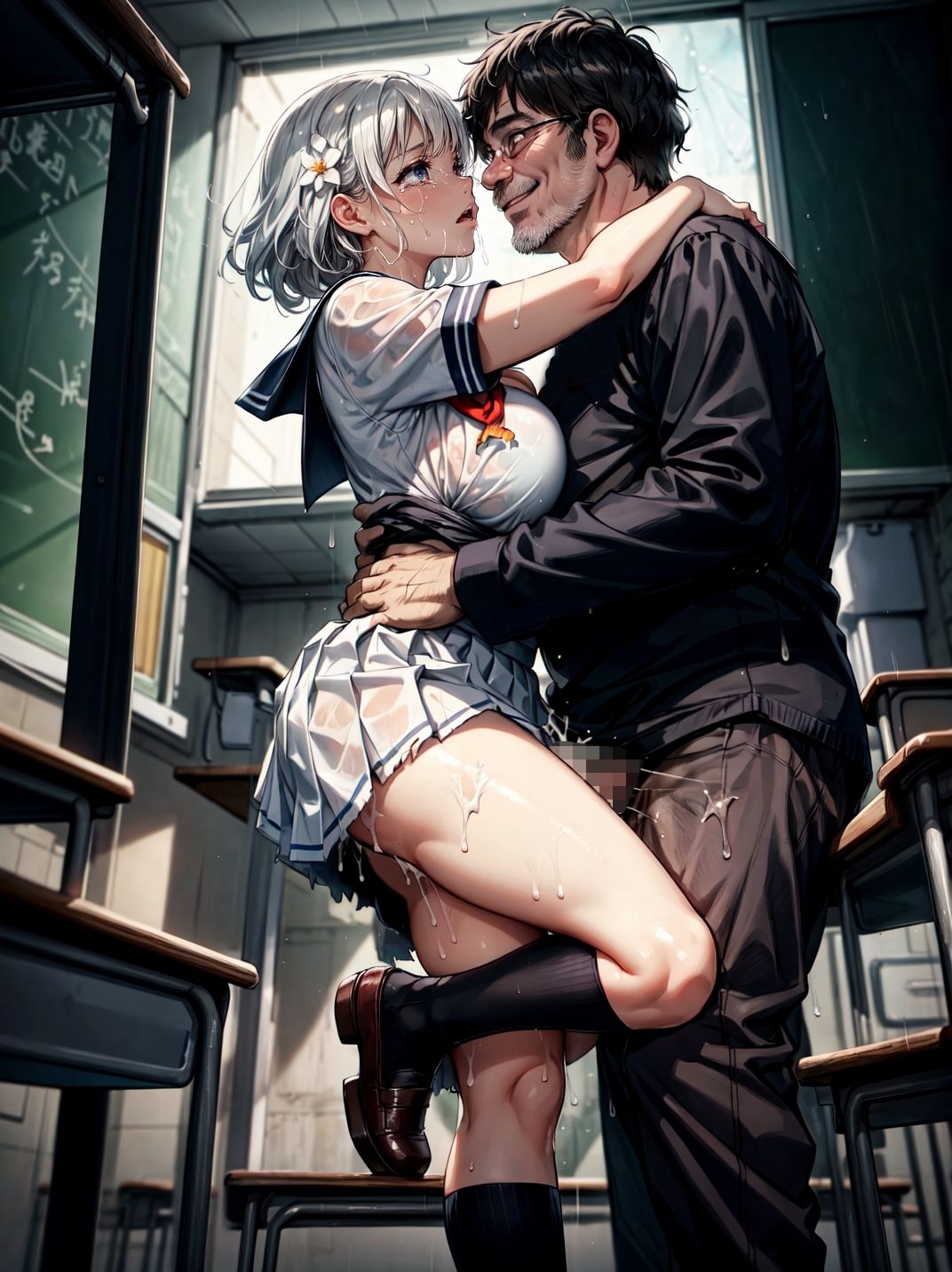 サンプル画像5:絶倫巨根教師に朝まで犯●れた女生徒(studio1111) [d_414339]