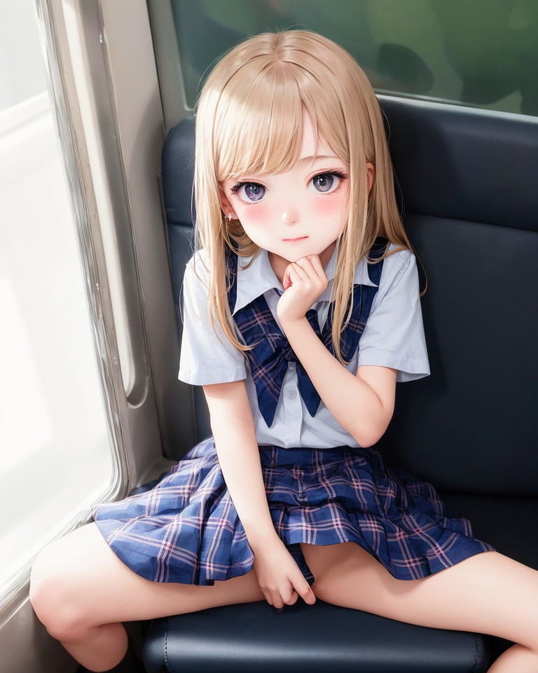 サンプル画像2:パンツ見せテロ未遂(AI専門) [d_414379]