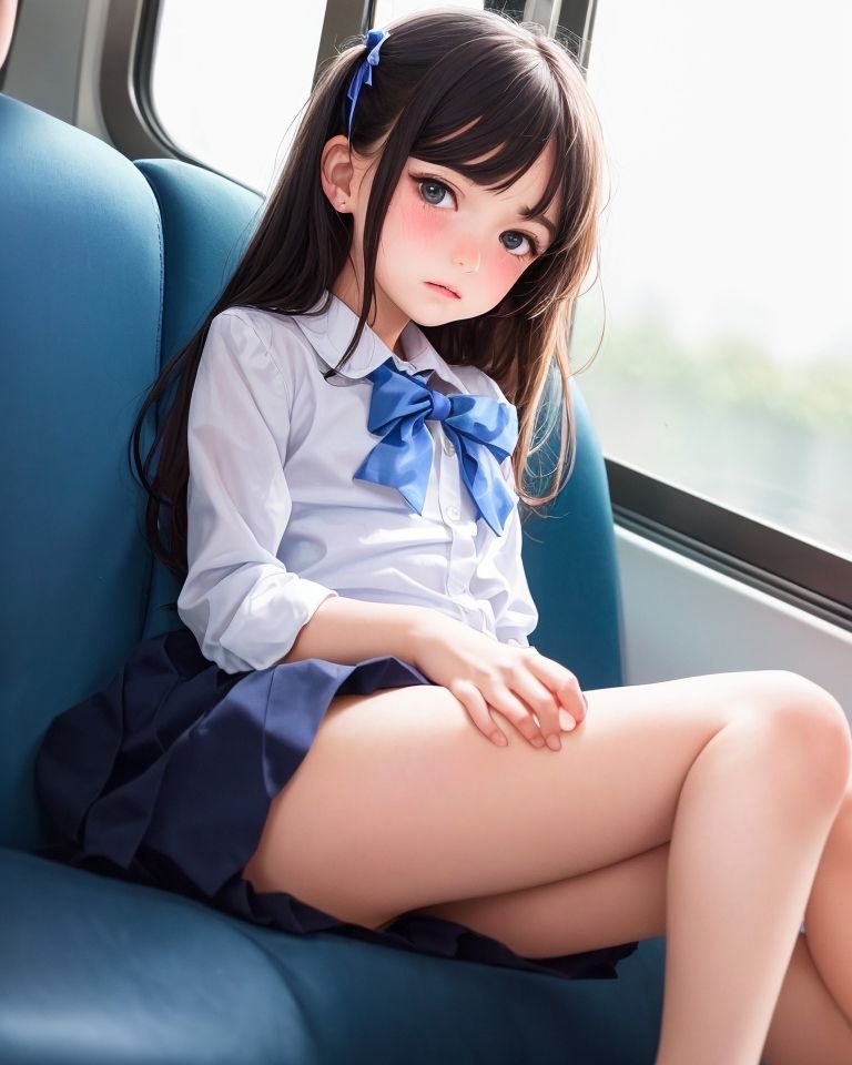 サンプル画像4:パンツ見せテロ未遂(AI専門) [d_414379]