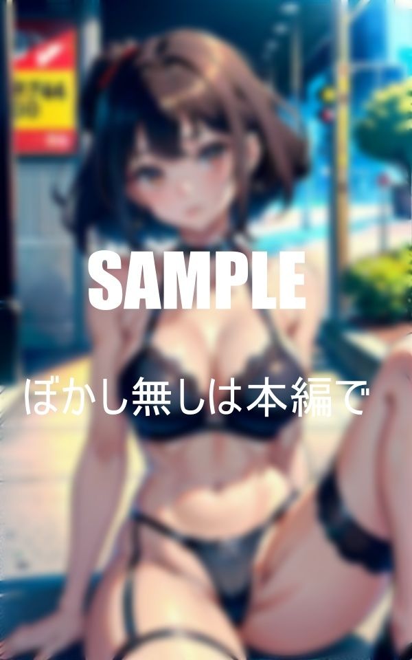 サンプル画像2:巨乳ガーターベルト美女たちの濡れ濡れの秘肉(AI美女LABO.26) [d_414432]