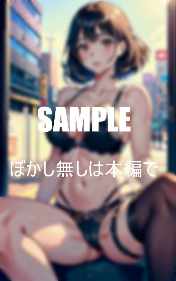 サンプル画像4:巨乳ガーターベルト美女たちの濡れ濡れの秘肉(AI美女LABO.26) [d_414432]