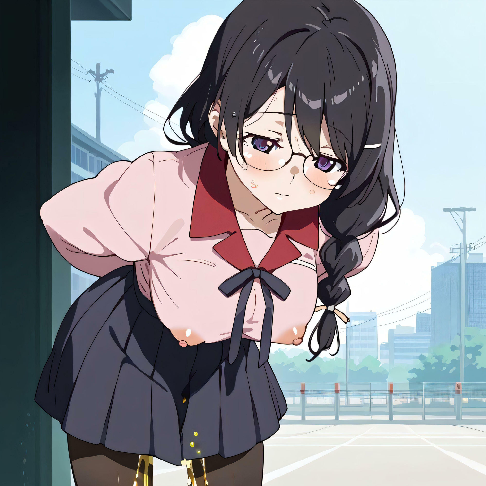 サンプル画像2:なんでも知ってる委員長の 誰も知らない恥ずかしい姿(ラディアントエコー) [d_414459]