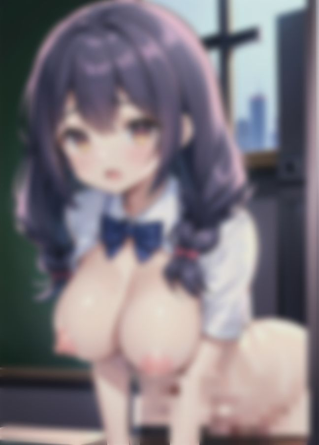 サンプル画像4:クラスの男子と…教室でエッチがしたい女の子(AI天才) [d_414476]