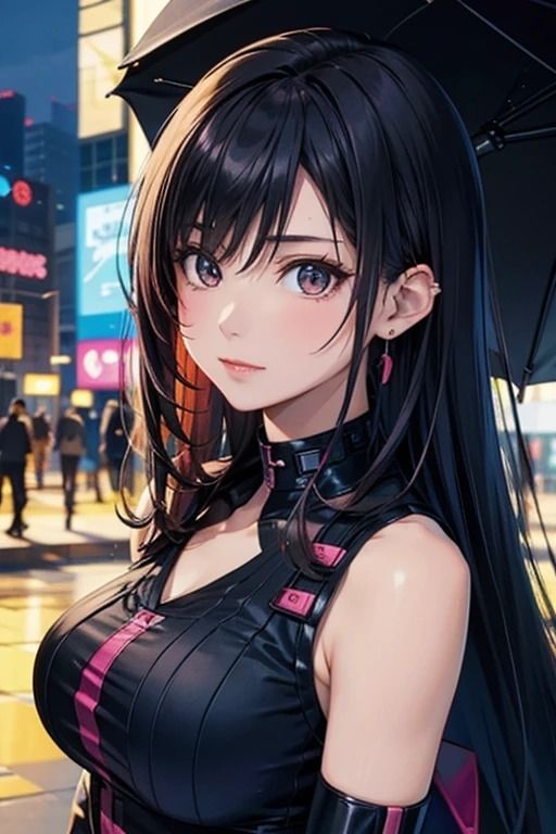 サンプル画像2:デジタルダイバージェンス:サイバーパンク美女の魅力【イラスト集】(夢幻出版) [d_414498]