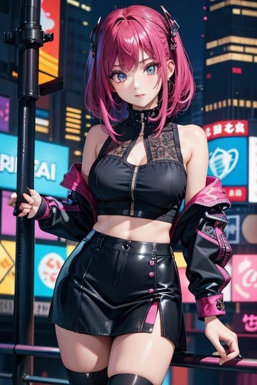 サンプル画像5:デジタルダイバージェンス:サイバーパンク美女の魅力【イラスト集】(夢幻出版) [d_414498]