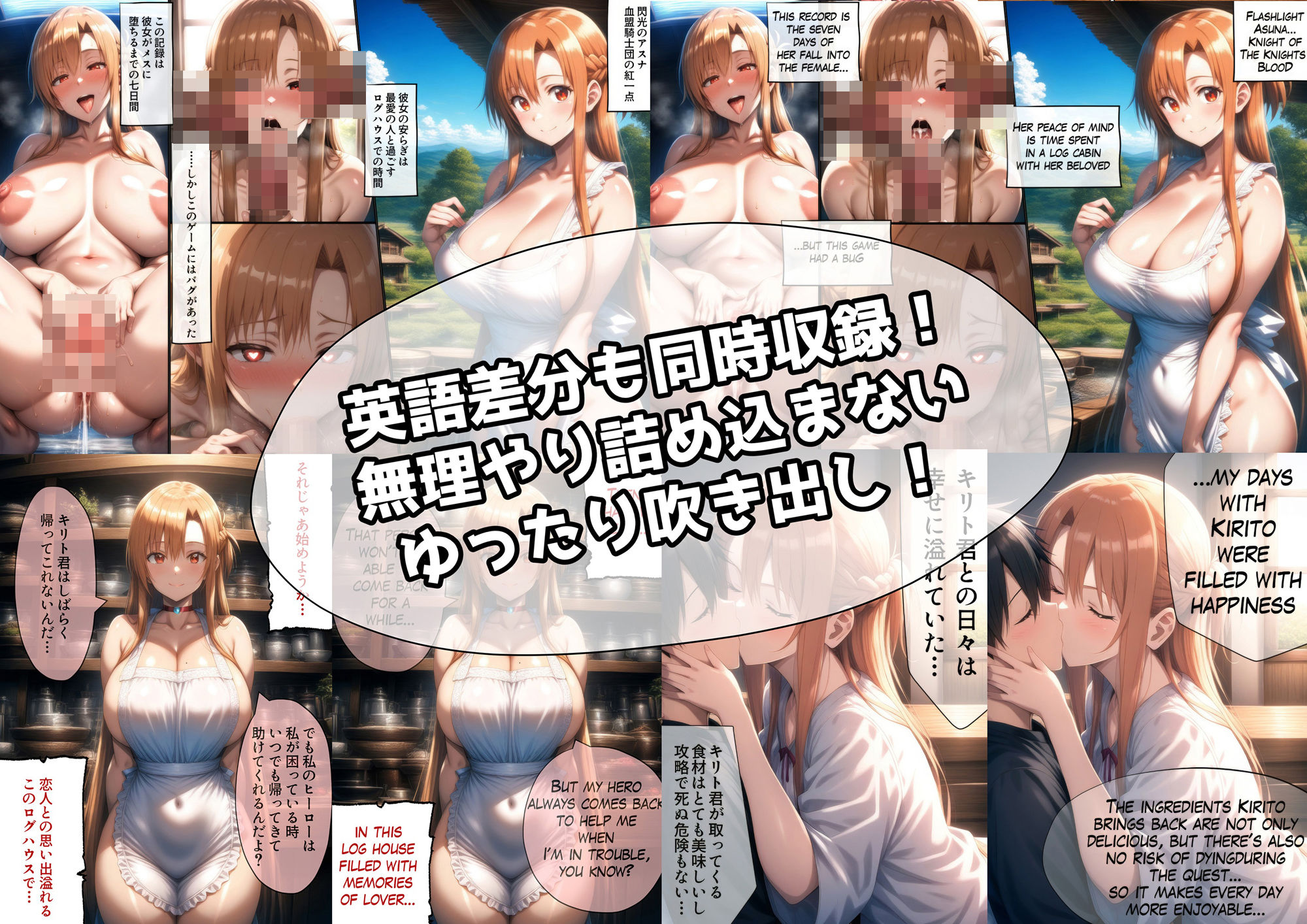 サンプル画像4:結城明〇奈 〜思い出のログハウス編〜 【メス堕ち改変】(むらた屋) [d_414560]