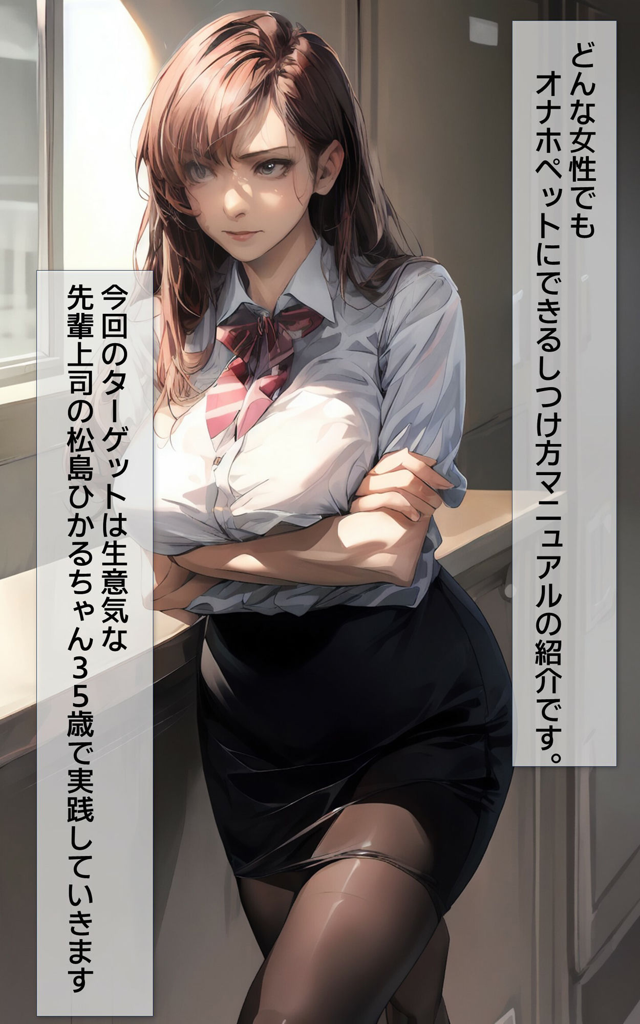 サンプル画像1:オナホペットへのしつけ方1、気の強い先輩上司編(C.C.WORKS) [d_414580]