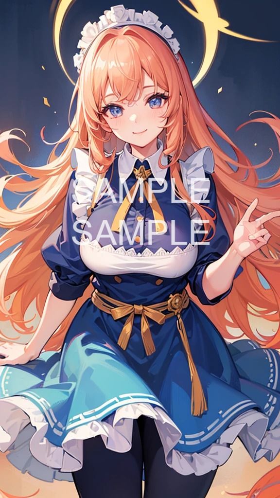 サンプル画像2:美女。メイドファッションAIイラスト集(ラテ) [d_414596]