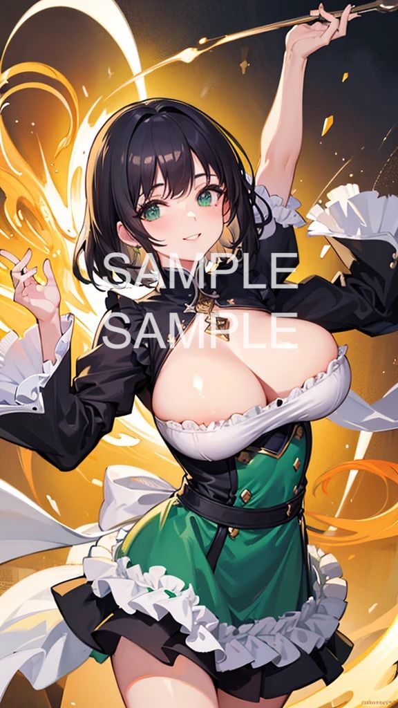 サンプル画像4:美女。メイドファッションAIイラスト集(ラテ) [d_414596]