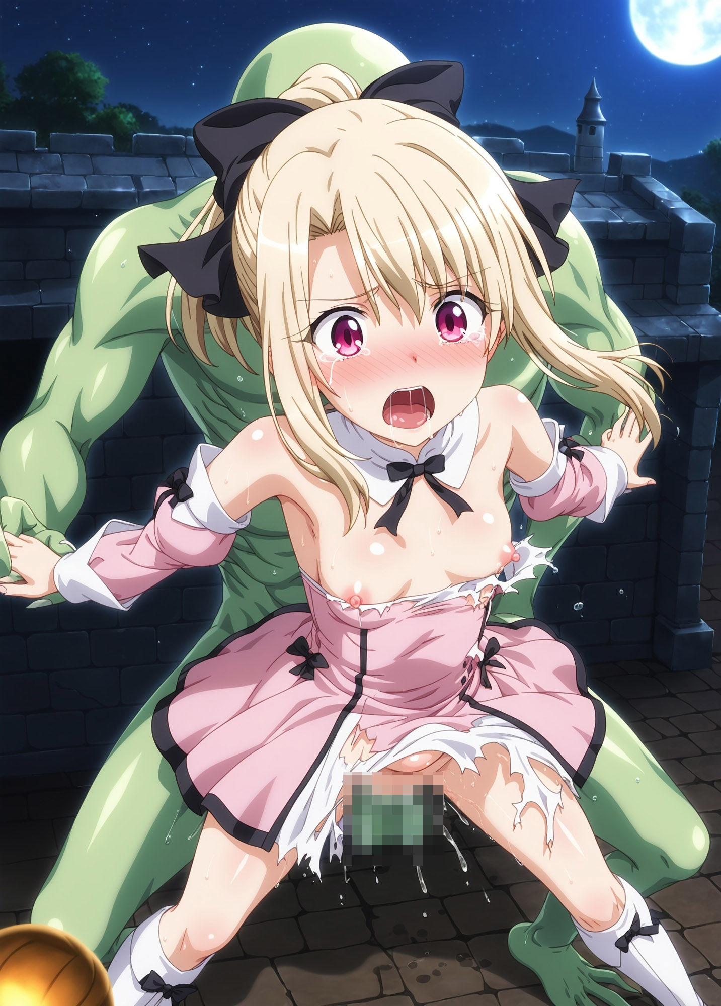 サンプル画像2:辱められたヒロイン達 vol.4(絵心あいのAI生成アトリエ) [d_414599]