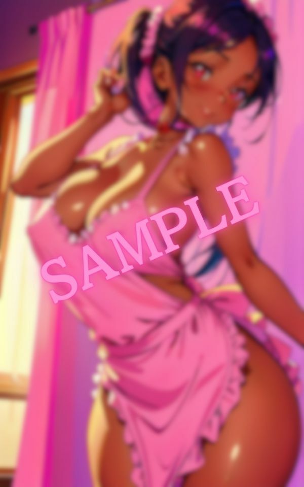 サンプル画像1:出会い系で知り合った性欲の強い黒ギャルが超エロい格好で誘ってきた・・・(AIラブ4) [d_414614]