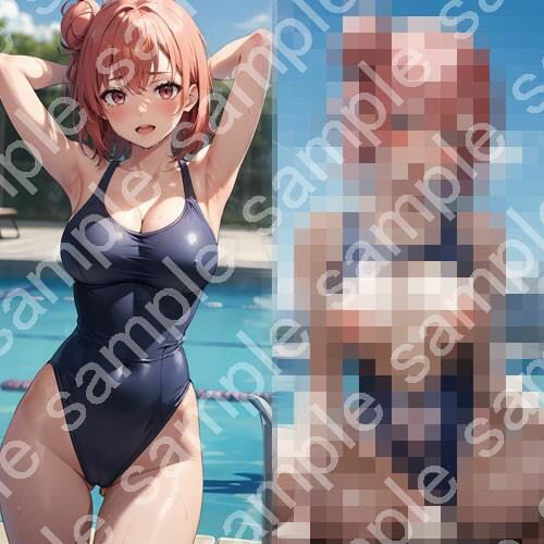 サンプル画像6:【や◯り俺の青春ラ◯コメはま◯がっている。由◯ヶ浜◯衣 No.01】tsuna CGイラスト集(ツナサラダ) [d_414642]