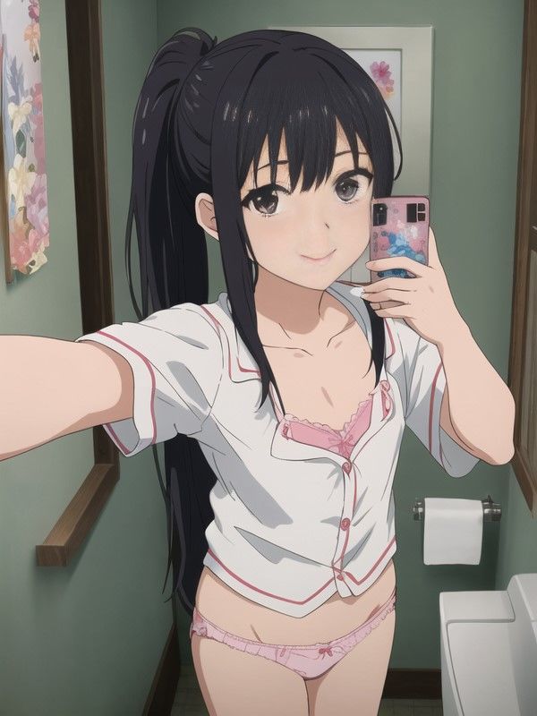 サンプル画像4:トイレで秘め撮り〜思春期少女の性徴記録(妄想シンギュラリティ研究所) [d_414663]