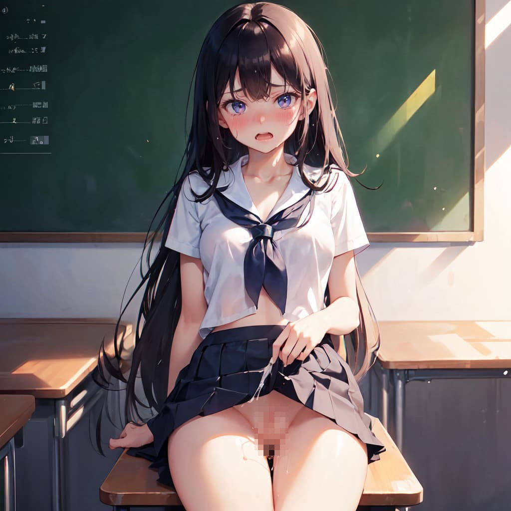 サンプル画像2:性教育のモデル教材にされた女の子 オナニー実技実習(ANAGO) [d_414703]