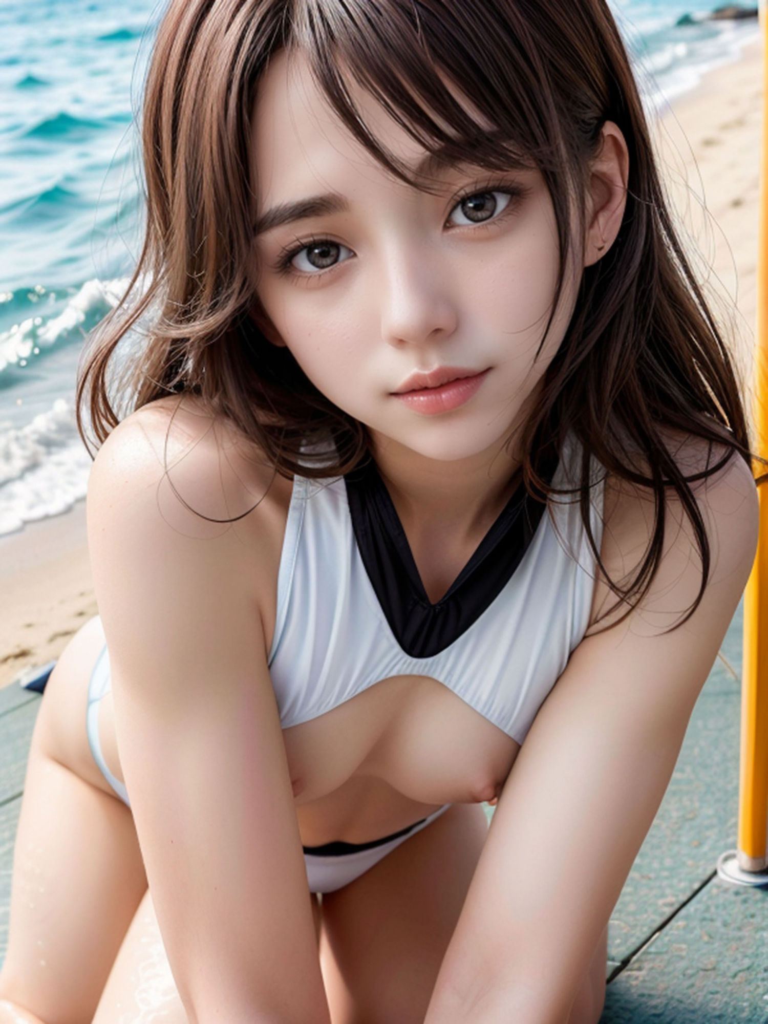 サンプル画像6:カットアウト競泳水着(Liyu(りゆ)) [d_414851]