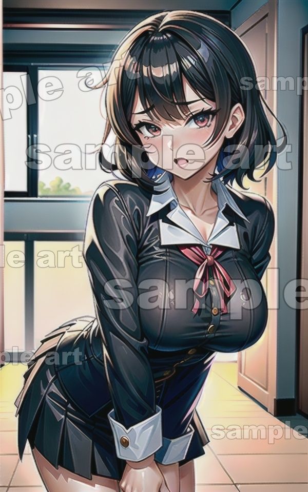 サンプル画像5:巨乳の生徒会長スペシャル！クラスで一人はいた制服JKはドSで怒りっぽい子(胸の谷のナウシカ) [d_414924]