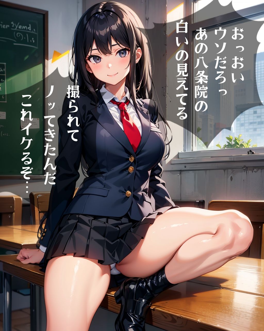 サンプル画像2:学生服モデルバイト3人を媚薬で(美) [d_414944]